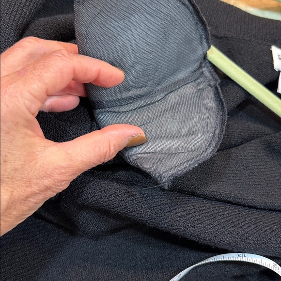 Rich and Levy Vintage Women’s Knit  Blazer Black Size Medium - Picture 9 of 9